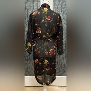 Secret Treasures Black and Red Robe Intimates & Sleepwear